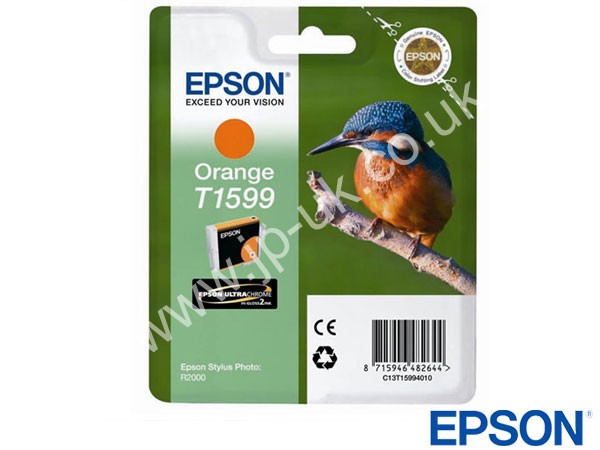 Genuine Epson T15994010 / T1599 Orange Ink to fit Inkjet Stylus Photo Printer 
