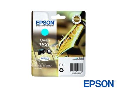 Genuine Epson T16324010 / T1632 Hi-Cap Cyan Ink to fit WorkForce Epson Printer 