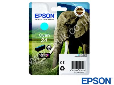 Genuine Epson T24224010 / T2422 Cyan Ink to fit Expression Photo Epson Printer 