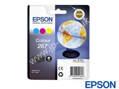 Genuine Epson T267040 / T2670 Tri-Colour Ink Cartridge to fit WorkForce Colour Epson Printer