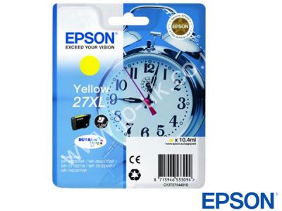 Genuine Epson T27144010 / 27XL High Capacity Yellow Ink to fit WorkForce Epson Printer 