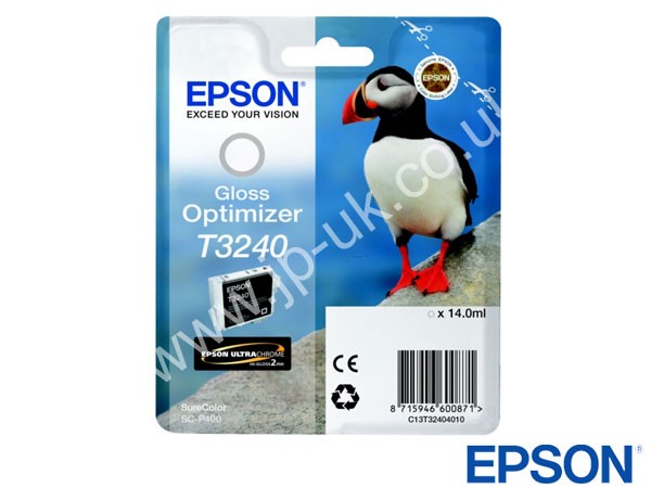 Genuine Epson C13T32404010 / T3240 Gloss Optimizer to fit Inkjet Ink Cartridges Printer 