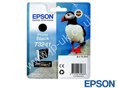 Genuine Epson C13T32414010 / T3241 Black Ink to fit Inkjet Epson Printer 