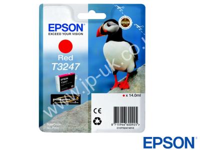 Genuine Epson C13T32474010 / T3247 Red Ink to fit Inkjet Epson Printer 