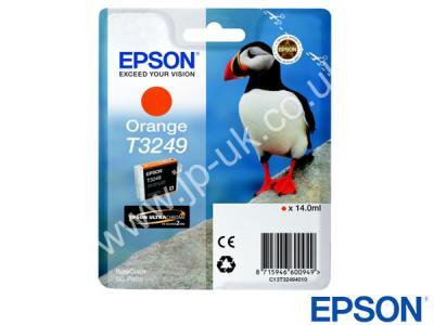 Genuine Epson C13T32494010 / T3249 Orange Ink to fit Inkjet Epson Printer 