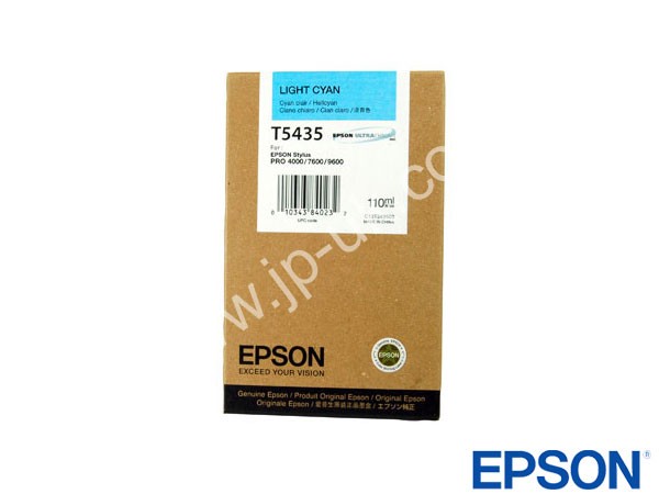 Genuine Epson T543500 / T5435 Light Cyan Ink to fit Stylus Pro 7600 Printer 
