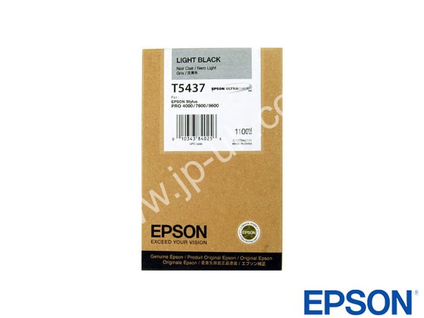 Genuine Epson T543700 / T5437 Light Black Ink to fit Stylus Pro 4000 Printer 