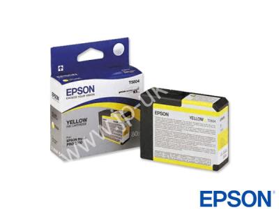Genuine Epson T580400 / T5804 Yellow Ink to fit Stylus Pro Epson Printer 