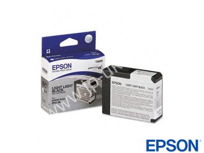 Genuine Epson T580900 / T5809 Light Light Black Ink to fit Stylus Pro Epson Printer 