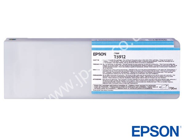 Genuine Epson T591200 / T5912 Cyan Ink to fit Stylus Pro 11880 Printer 