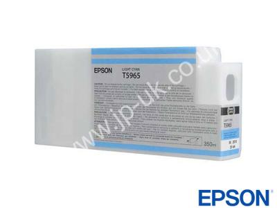 Genuine Epson T596500 / T5965 Light Cyan Ink to fit Stylus Pro Epson Printer 
