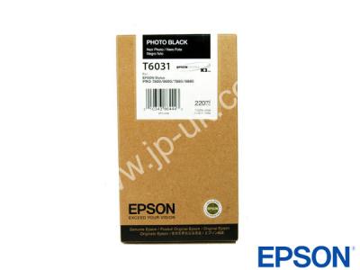 Genuine Epson T603100 / T6031 Hi-Cap Photo Black Ink to fit Stylus Pro Epson Printer 