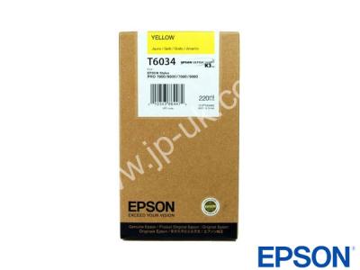 Genuine Epson T603400 / T6034 Hi-Cap Yellow Ink to fit Stylus Pro Epson Printer 