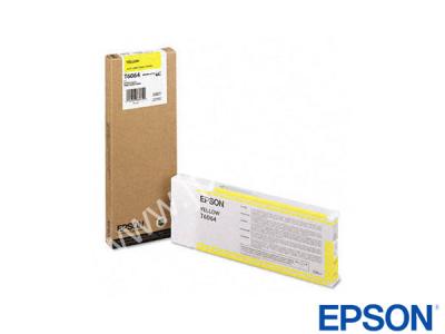 Genuine Epson T606400 / T6064 Hi-Cap Yellow Ink to fit Stylus Pro Epson Printer 