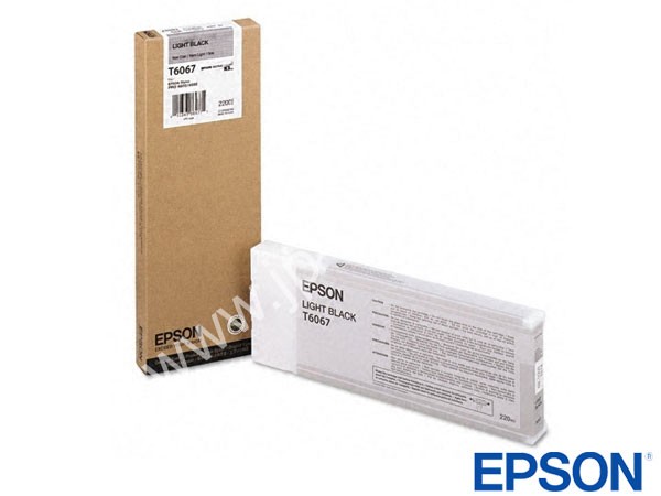 Genuine Epson T606700 / T6067 Hi-Cap Light Black Ink to fit Stylus Pro 4800 Printer 