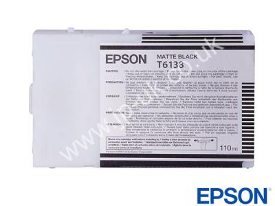 Genuine Epson T613800 / T6138 Matte Black Ink to fit Stylus Pro Epson Printer 
