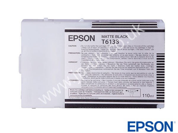 Genuine Epson T613800 / T6138 Matte Black Ink to fit Stylus Pro 4400 Printer 