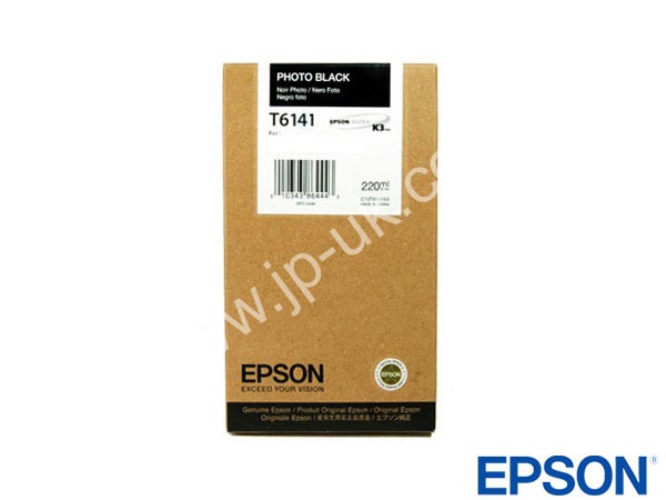 Genuine Epson T614100 / T6141 Hi-Cap Photo Black Ink to fit Stylus Pro 4450 Printer 