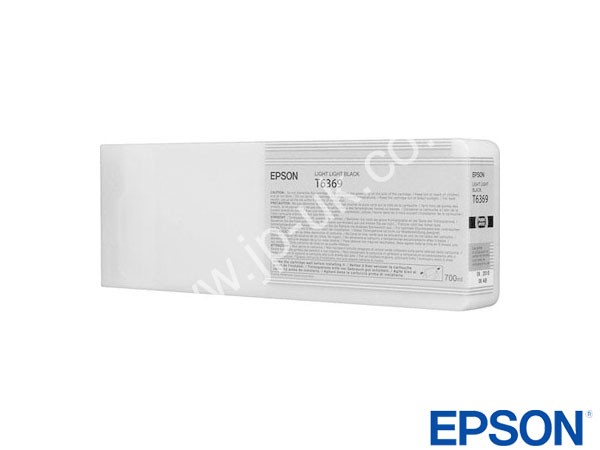 Genuine Epson T636900 / T6369 Hi-Cap Light Light Black Ink to fit Stylus Pro 9900SP Printer 