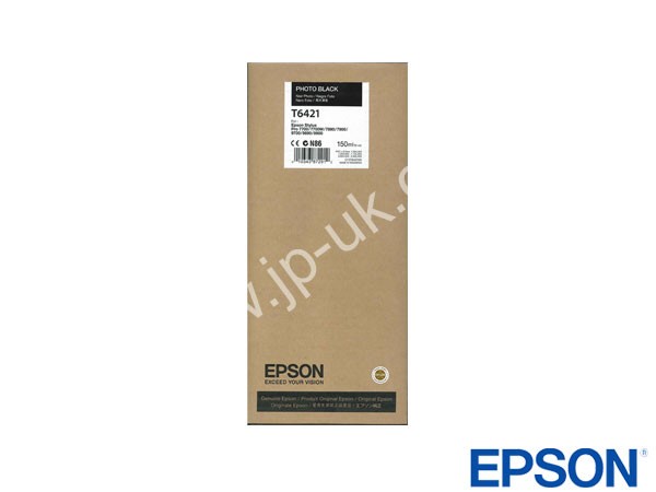 Genuine Epson T642100 / T6421 Black Ink to fit Stylus Pro 7890 Printer 