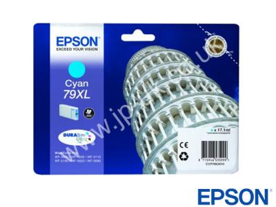 Genuine Epson T79024010 / 79XL High Capacity Cyan Ink to fit WorkForce Pro Epson Printer 