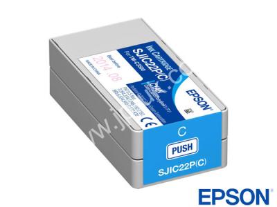 Genuine Epson C33S020602 / S020602 Cyan Ink to fit Epson Label Printer 