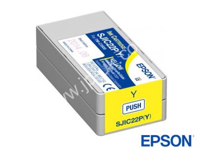 Genuine Epson C33S020604 / S020604 Yellow Ink to fit Epson Label Printer 
