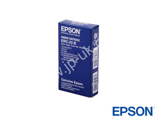 Genuine Epson S015360 / 5360 ERC23B Black Fabric Ribbon to fit Inkjet Fabric Ribbons Inkjet Fax / Printer