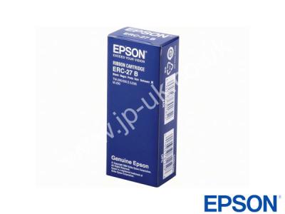 Genuine Epson S015366 / 5366 ERC27B Black Fabric Ribbon to fit Inkjet Epson Inkjet Fax / Printer
