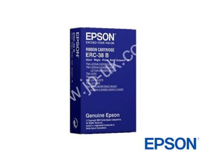 Genuine Epson S015374 / 5374 ERC38B Black Fabric Ribbon to fit Inkjet Epson Inkjet Fax / Printer
