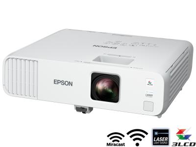 Epson EB-L210W Projector - 4500 Lumens, 16:10 WXGA, 1.41-2.26:1 Throw Ratio - Laser Lamp-Free with Wireless & Miracast