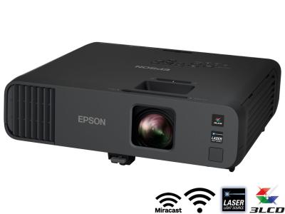 Epson EB-L265F Black Projector - 4600 Lumens, 16:9 Full HD 1080p, 1.32-2.12:1 Throw Ratio - Laser Lamp-Free Signage with Wireless & Miracast