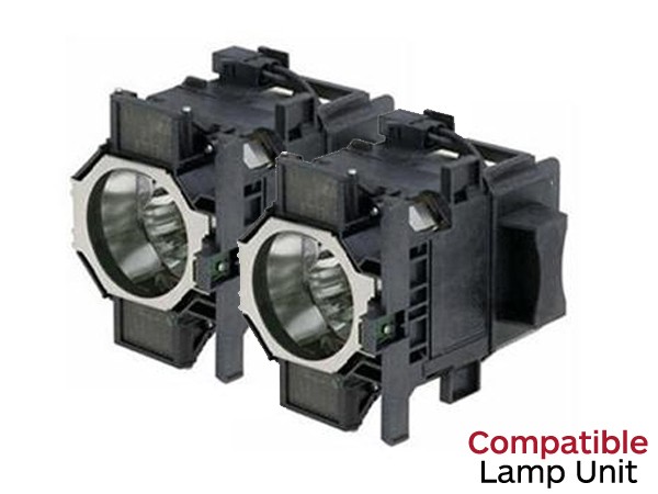 Compatible ELPLP73-COM Epson EB-Z8455WU Dual Pack Projector Lamp