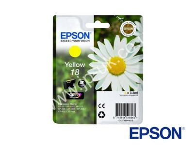 Genuine Epson T18044010 / T1804 Yellow Ink to fit Inkjet Epson Printer 