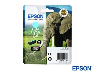 Genuine Epson T24254010 / T2425 Light Cyan Ink to fit Expression Photo Epson Printer 