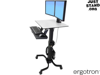 Ergotron 24-214-085 WorkFit-C Dual Height-Adjustable Workstation
