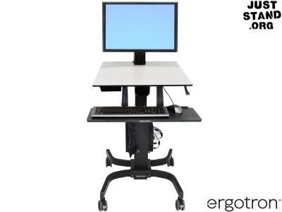 Ergotron 24-216-085 WorkFit-C Single Heavy Duty Height-Adjustable Workstation