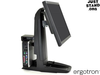 Ergotron 33-338-085 All-In-One Lift Stand Secure Clamp - Black - for Screens up to 24" and below 7.2kg