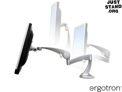 Ergotron 45-174-300 Neo-Flex Desk Mount LCD Arm - Silver - for Screens up to 22" and below 8.2kg