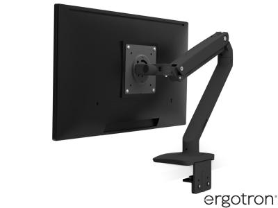 Ergotron 45-486-224 MXV LCD Arm Desk Mount with Two-Piece Clamp - Black - for Screens up to 34" and below 9.1kg
