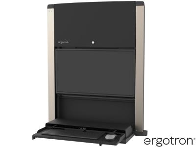 Ergotron 61-367-060 CareFit™ Sit-Stand Workstation Wall Enclosure - Black