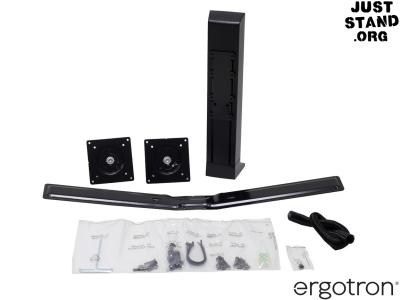 Ergotron 97-934-085 WorkFit Dual Monitor Upgrade Kit - Black