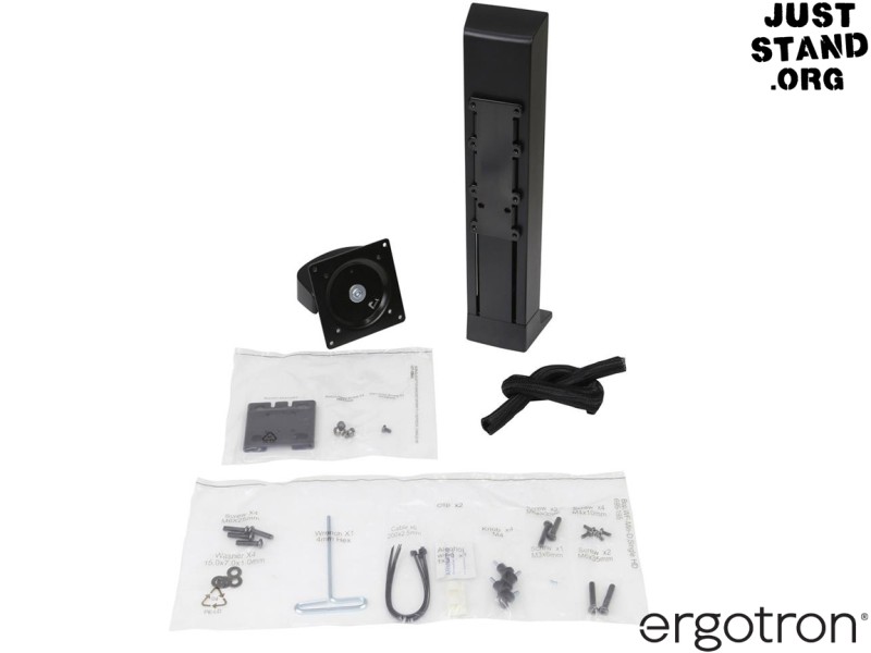 Ergotron 97-935-085 WorkFit Single LD Monitor Upgrade Kit - Black