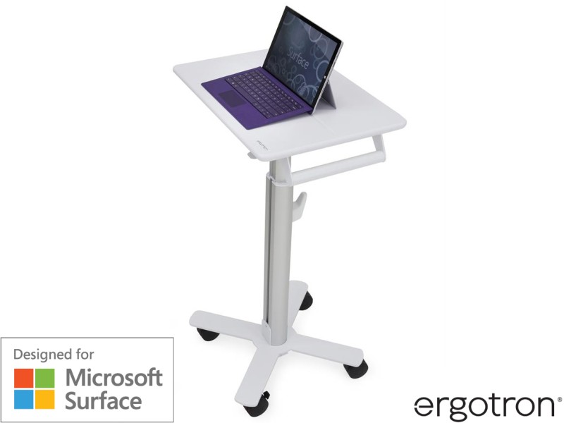 Ergotron SV10-1800-0 StyleView® 10 S-Tablet Cart - White