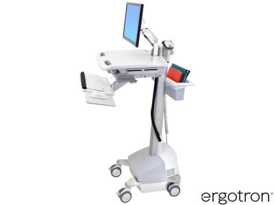 Ergotron SV42-6201-3 StyleView® 42 SLA-Powered LCD Arm Cart - White