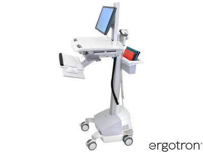 Ergotron SV42-6301-3 StyleView® 42 SLA-Powered LCD Pivot Cart - White