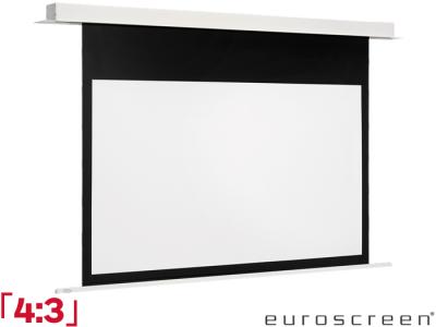 Euroscreen Sesame 2.1 4:3 Ratio 230 x 172.5cm Ceiling Recessed Projector Screen - SEZ2420-V - Smart Motor
