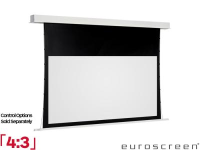 Euroscreen Sesame 2.1 Tab-Tensioned 4:3 Ratio 190 x 142.5cm Ceiling Recessed Projector Screen - SETIN2017-V - Installation - Control Options Sold Separately
