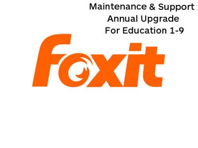 Foxit PDF Editor Pro 13 Education Maintenance & Support 1-9 Annual Upgrade License - 9001301