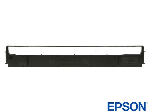 Genuine Epson S015642 / 8755 Hi-Cap Black Fabric Ribbon to fit Inkjet LX-1350 Inkjet Fax / Printer